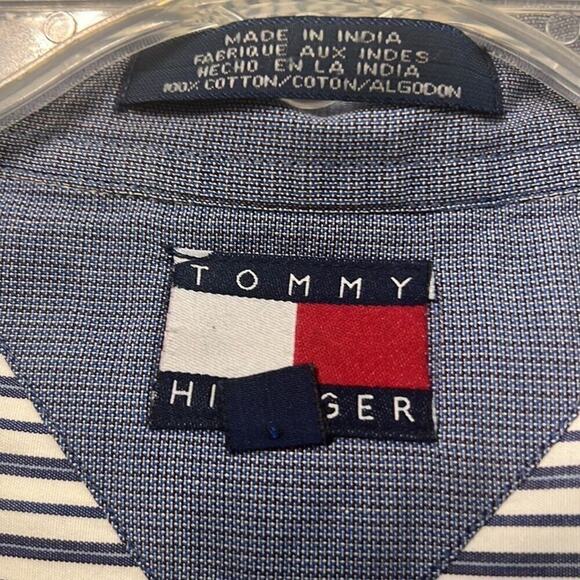 TOMMY HILFIGER‎ STRIPED SHIRT SIZE XXL - Picture 4 of 8